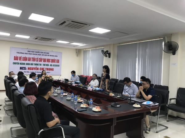 Bảo vệ luận án tiến sĩ cấp đại học Quốc gia
