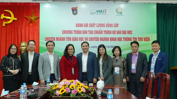 Đánh giá chất lượng đồng cấp CTĐT chuẩn trình độ thạc sĩ chuyên ngành Khoa học Thông tin Thư viện