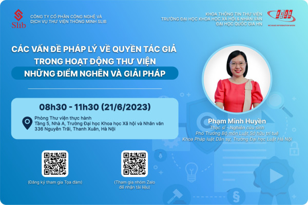 Tọa đàm “Bảo hộ quyền tác giả trong hoạt động thư viện - Những điểm nghẽn và giải pháp”
