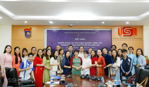 Hội thảo quốc tế “Nguồn nhân lực cho công nghiệp thông tin trong bối cảnh chuyển đổi số quốc gia”
