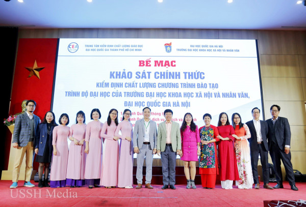 Hoàn thành đợt khảo sát chính thức kiểm định chất lượng trình độ đại học 02 CTĐT của Khoa Thông tin – Thư viện