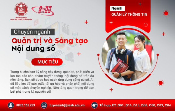 Chuyên ngành Quản trị và sáng tạo nội dung số