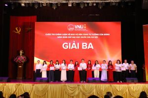Chi bộ Khoa Quản trị thông tin đạt giải Ba Cuộc thi chính luận về bảo vệ nền tảng tư tưởng của Đảng cấp ĐHQGHN năm 2026