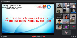 ĐẠI HỘI CHI ĐOÀN - CHI HỘI K65 QUẢN LÝ THÔNG TIN CLC NHIỆM KỲ 2021-2022