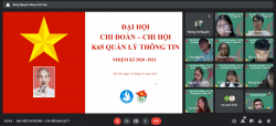 ĐẠI HỘI CHI ĐOÀN - CHI HỘI K65 QLTT NHIỆM KÌ 2021 - 2022
