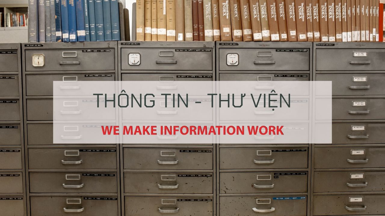 Chương trình đào tạo ngành Thông tin - Thư viện